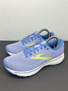 Brooks Ghost 14 Women Sz 8.5B 1203561B544 Lilac/Nightlife Excellent Condition.